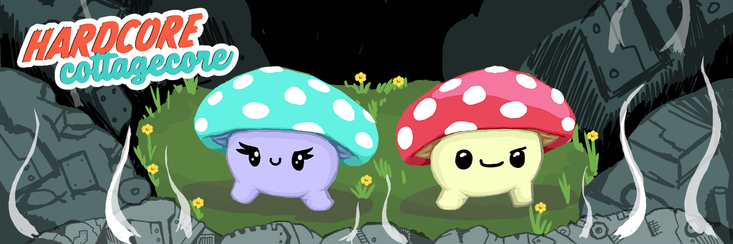 Hardcore Cottagecore Wide Header Image
