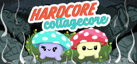 Hardcore Cottagecore Header Key Art / Cover Art