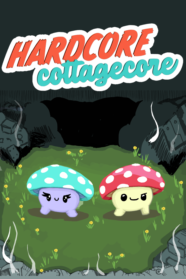 Hardcore Cottagecore Library Key Art / Cover Art