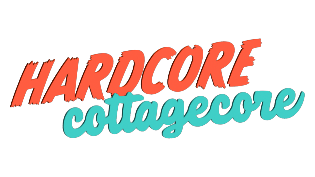 Hardcore Cottagecore Main Logo